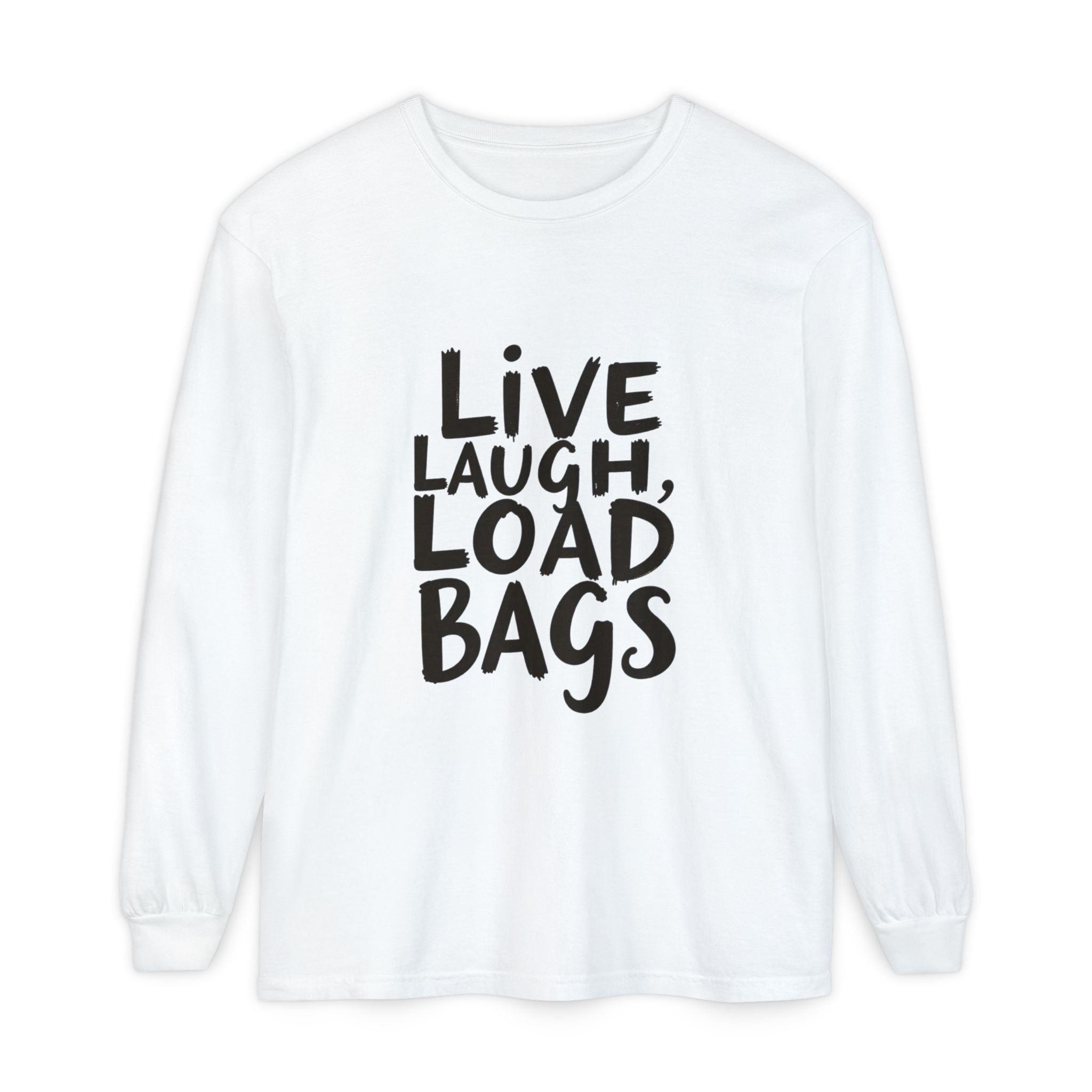Live, Laugh, Load Bags – Tarmac Edition Long Sleeve (Comfort Colors®)